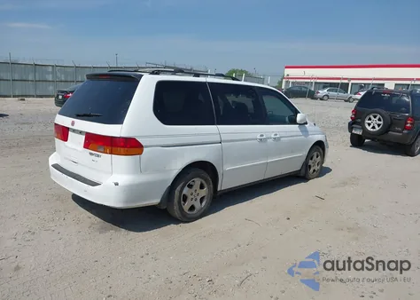 2002 Honda Odyssey Ex z USA, uszkodzony, nr VIN 5FNRL18682B003133